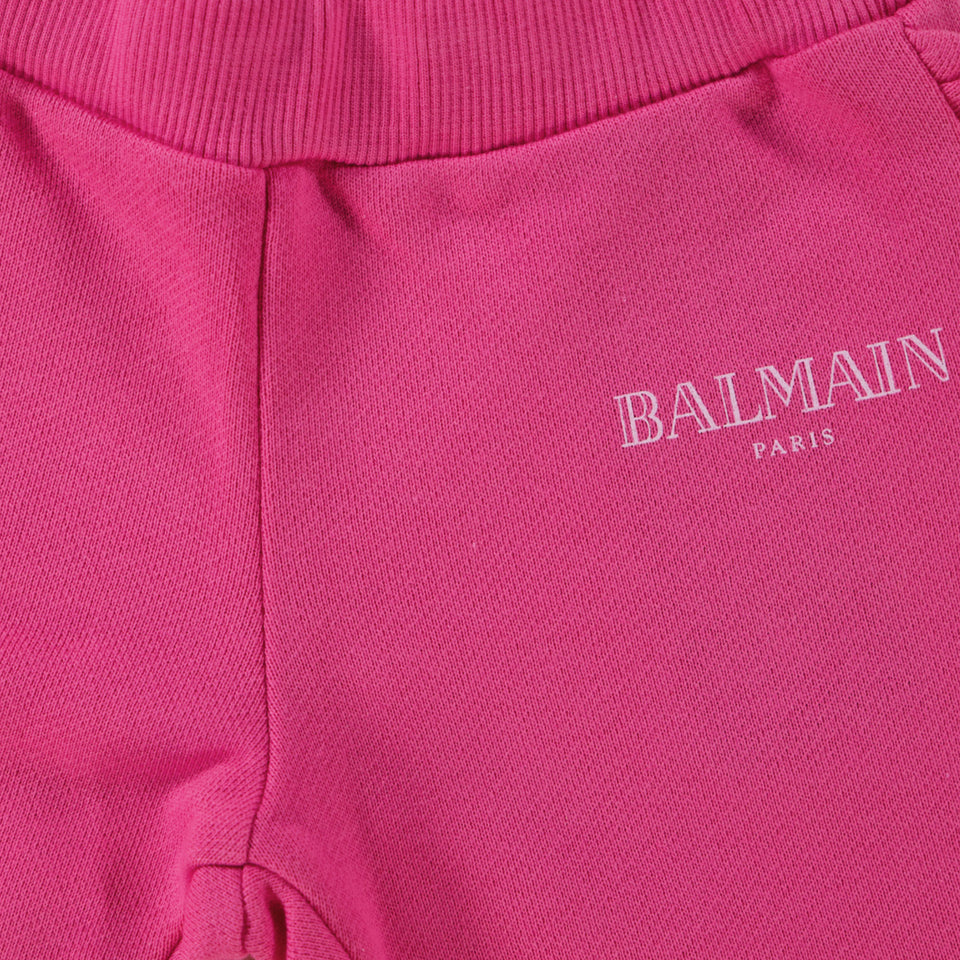 Balmain Bambino Ragazze Pantaloni Fucsia