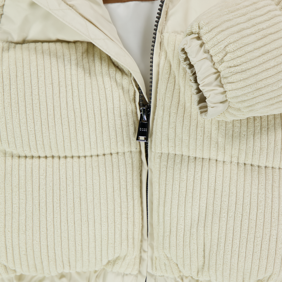 Boss Bambino Ragazzi Giacca invernale Off White