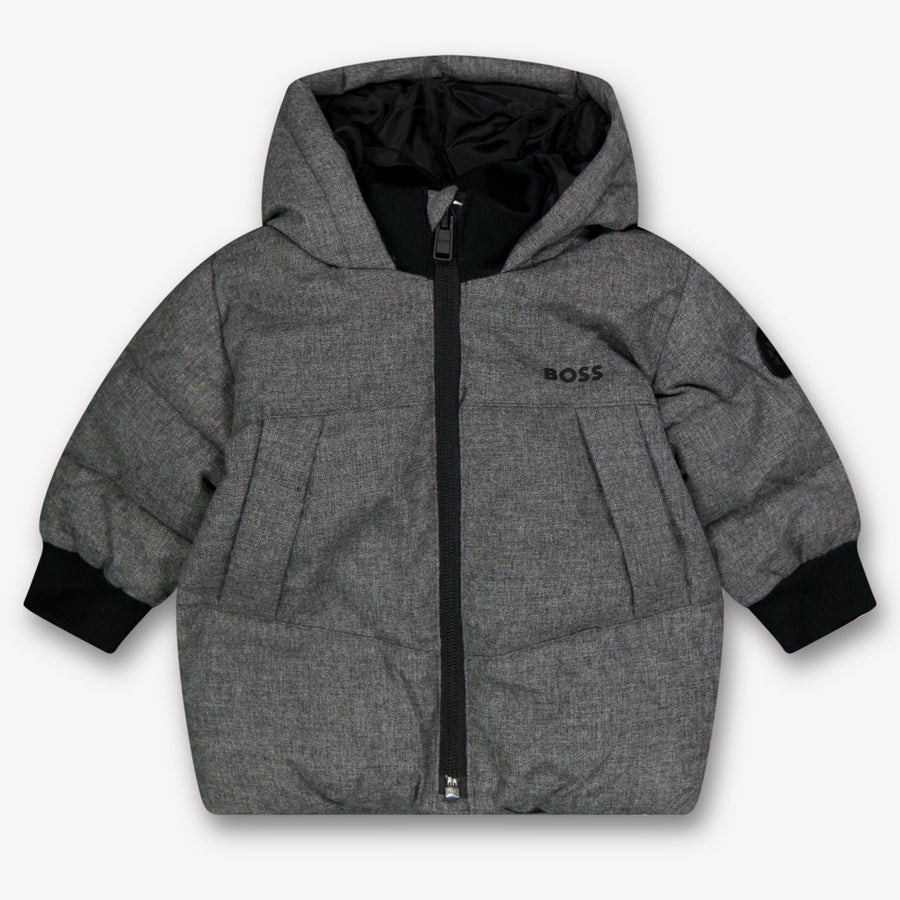 Boss Bébé Garçons Veste d'hiver Gris