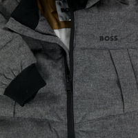 Boss Bébé Garçons Veste d'hiver Gris