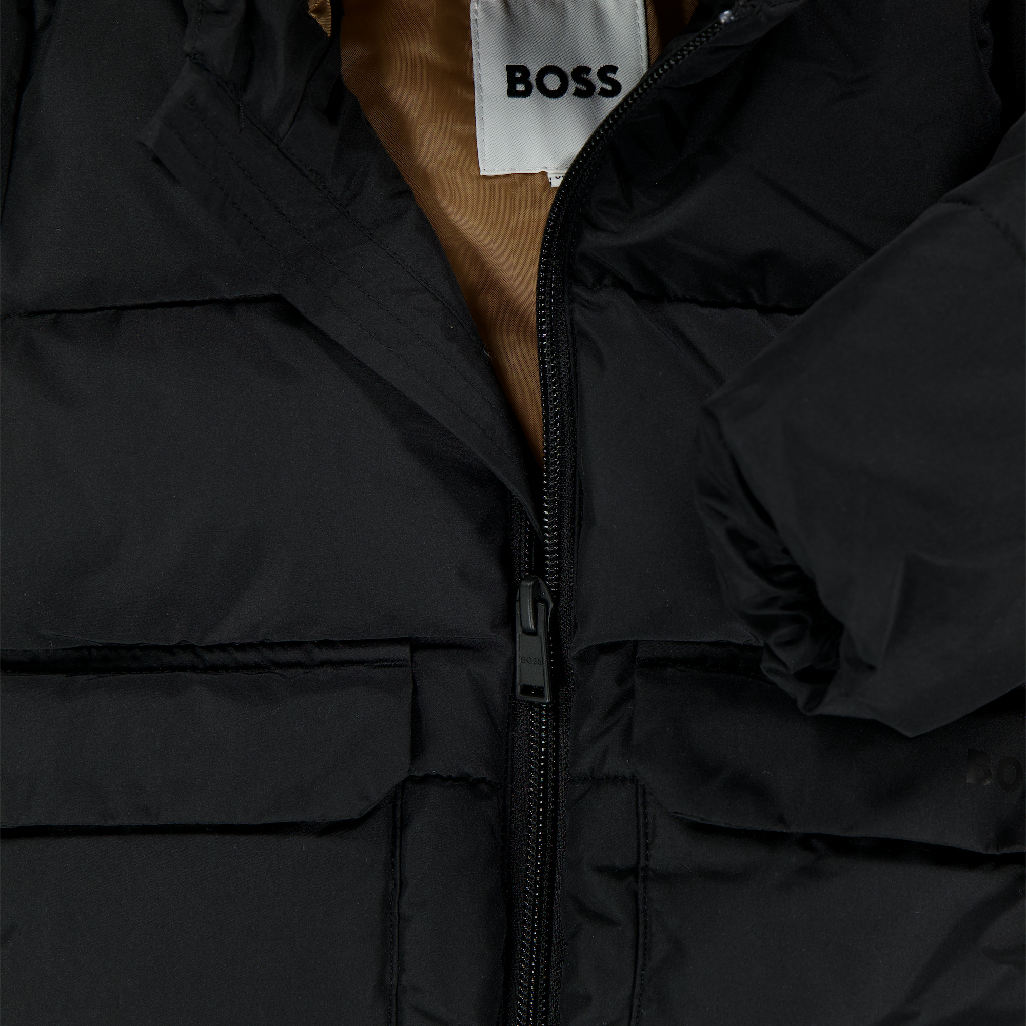 Boss Bebé Chicos Chaqueta de invierno Negro