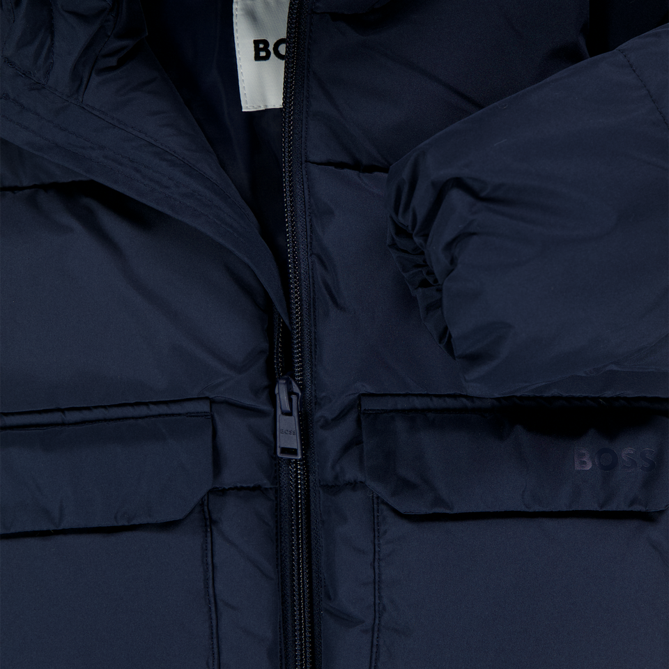 Boss Bebé Chicos Chaqueta de invierno Navy
