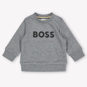 Boss Bébé Garçons Pull Gris