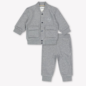 Boss Bébé Garçons Costume de jogging Anthracite