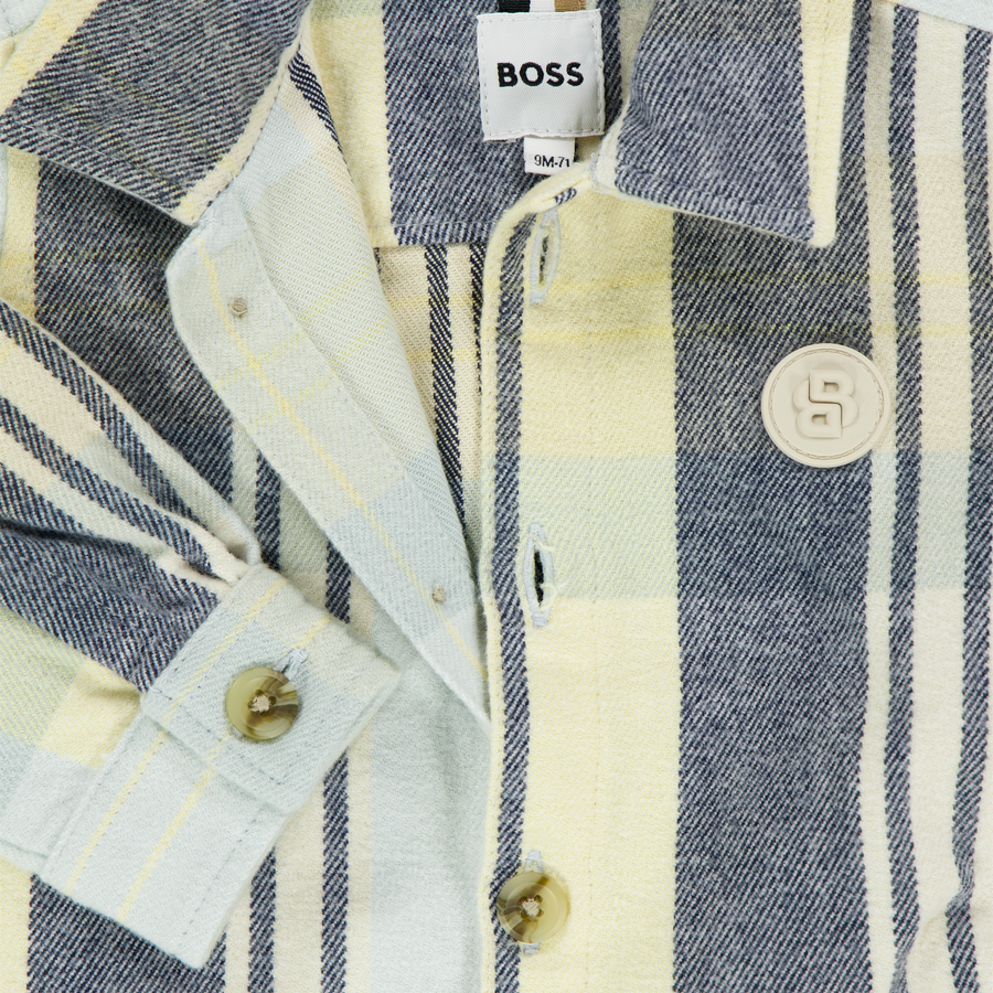 Boss Bébé Garçons Chemisier Bleu Clair