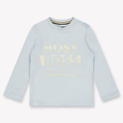 Boss Bébé Garçons T-shirt Bleu Clair