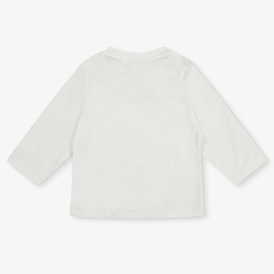 Boss Bebé Chicos Camiseta en Blanco