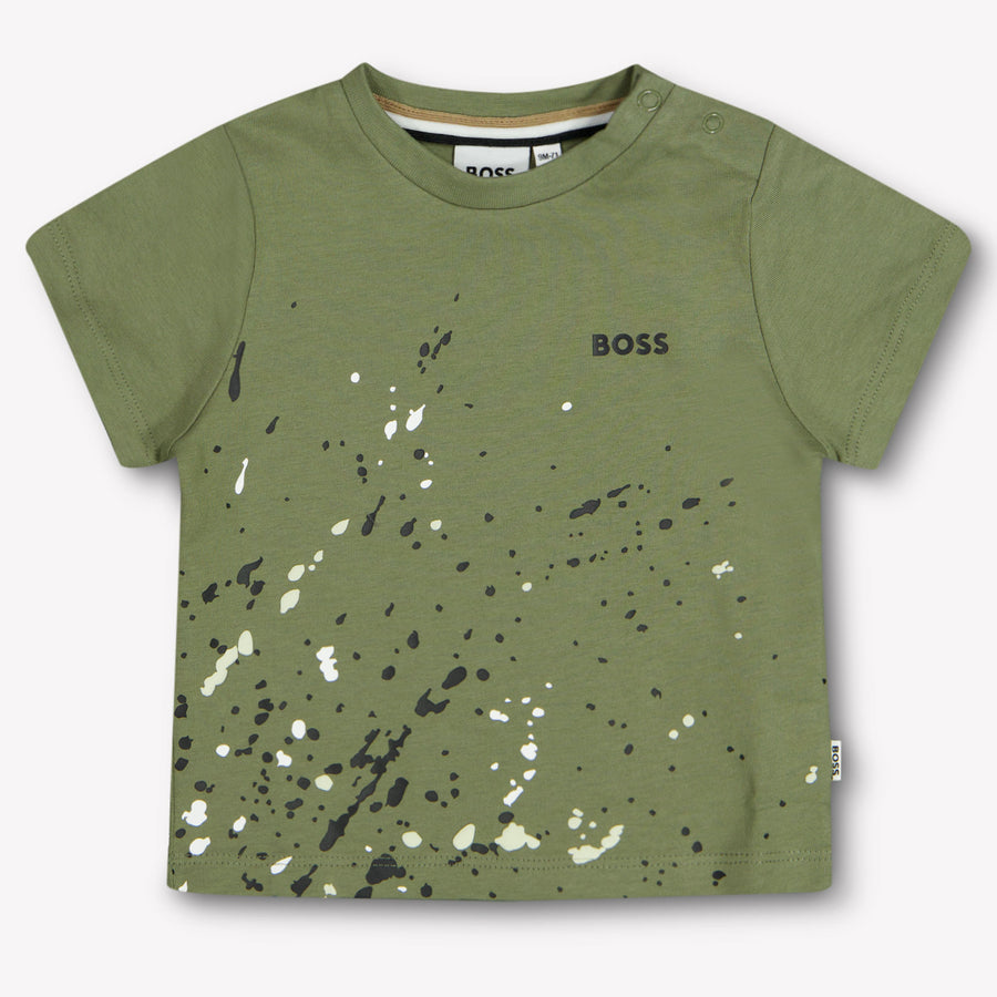Boss Bambino Ragazzi Maglietta dentro Esercito