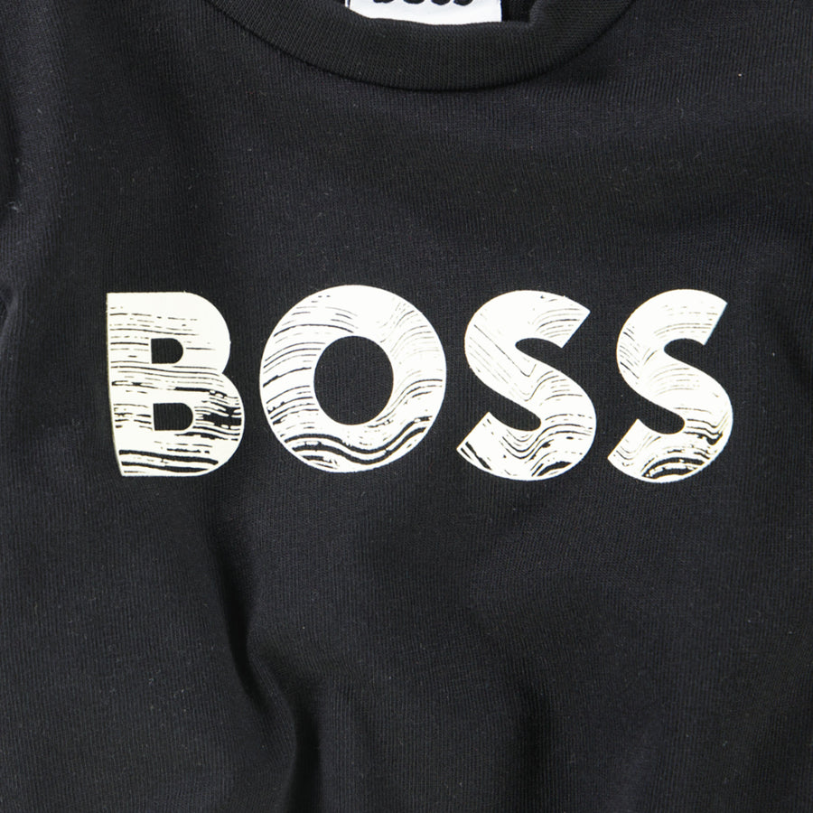 Boss Bébé Garçons T-shirt Noir