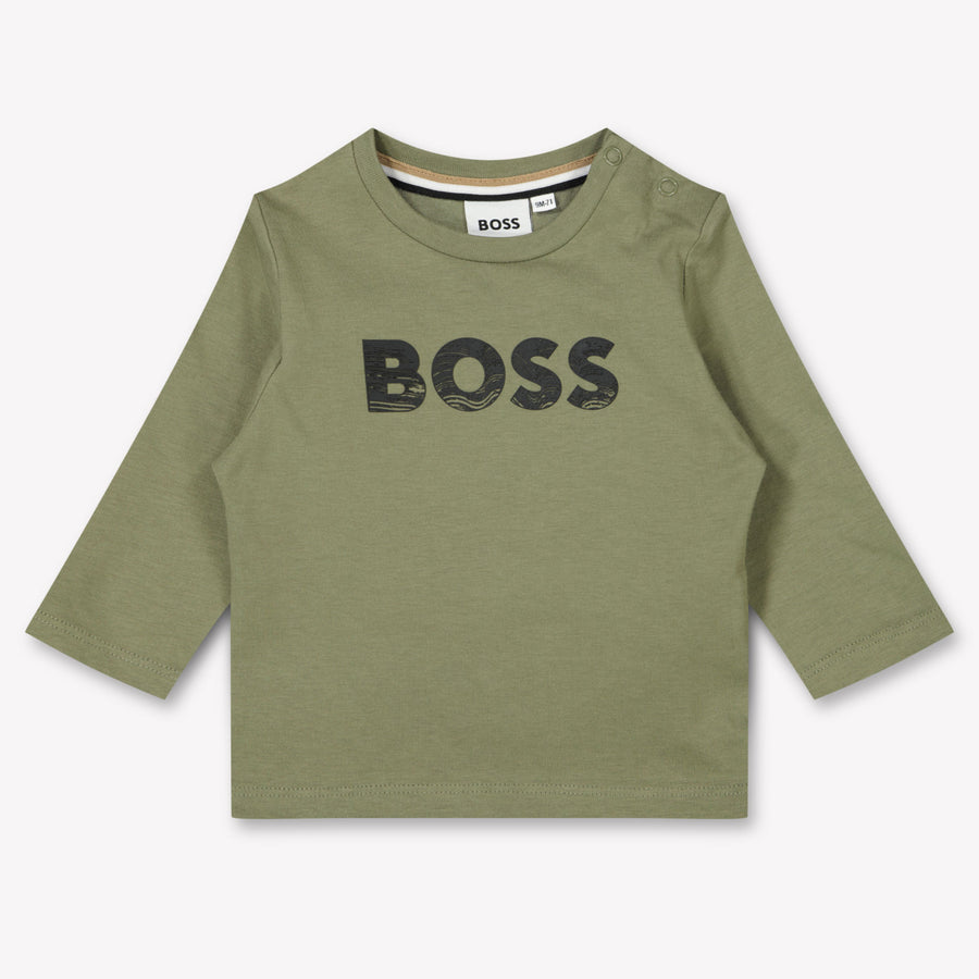 Boss Bambino Ragazzi Maglietta dentro Esercito