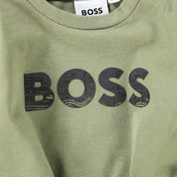 Boss Bambino Ragazzi Maglietta dentro Esercito