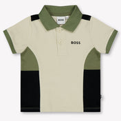 Boss Bebé Chicos Polo Blanco Roto