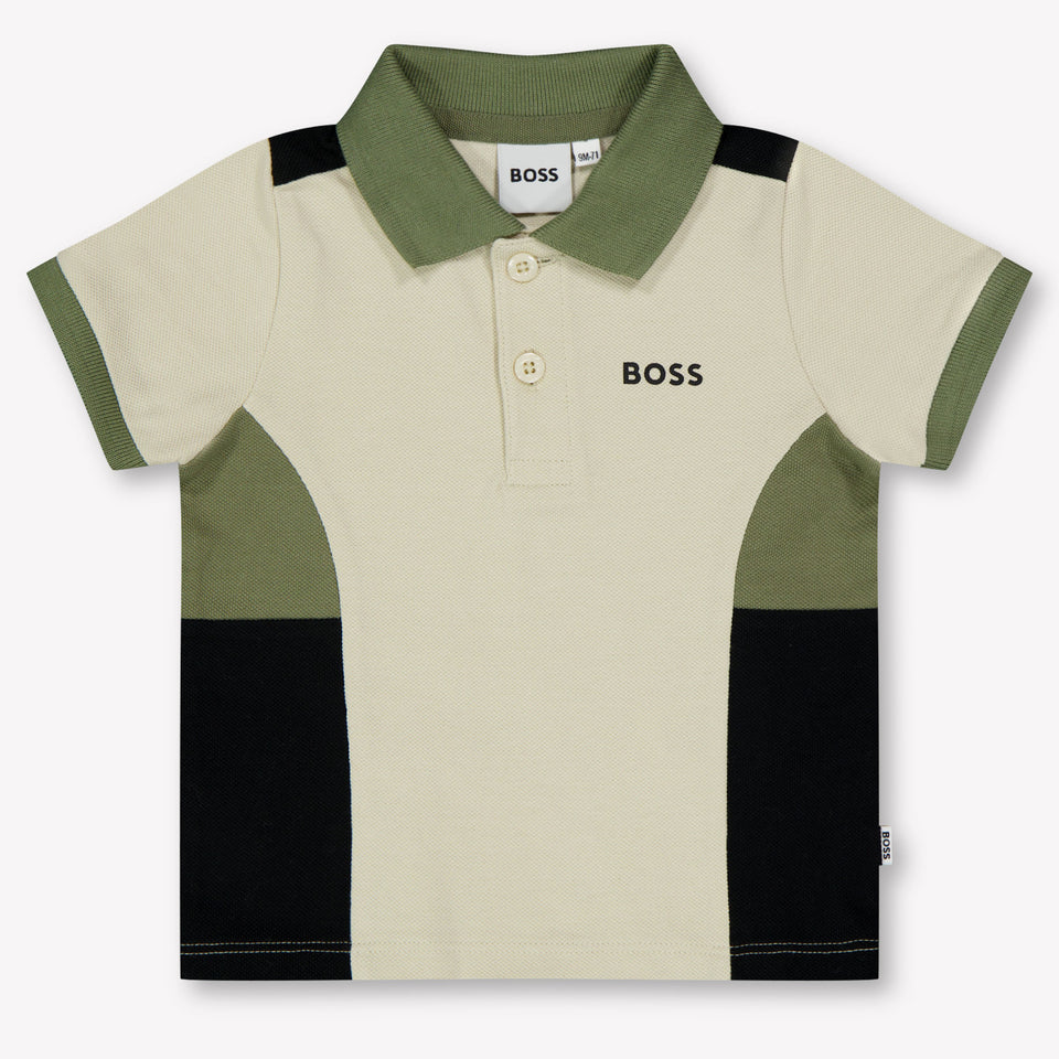Boss Bebé Chicos Polo Blanco Roto