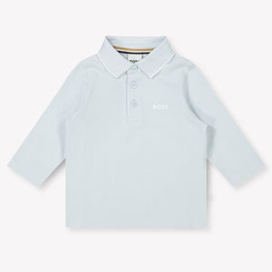Boss Bébé Garçons Polo Bleu Clair
