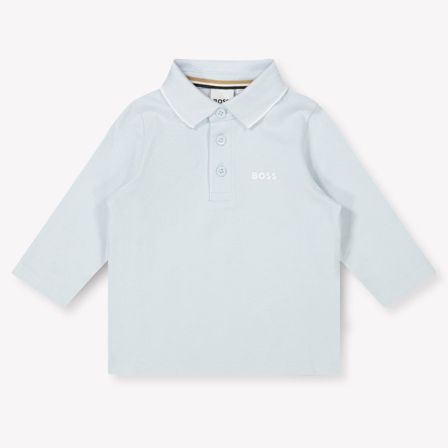 Boss Bébé Garçons Polo Bleu Clair