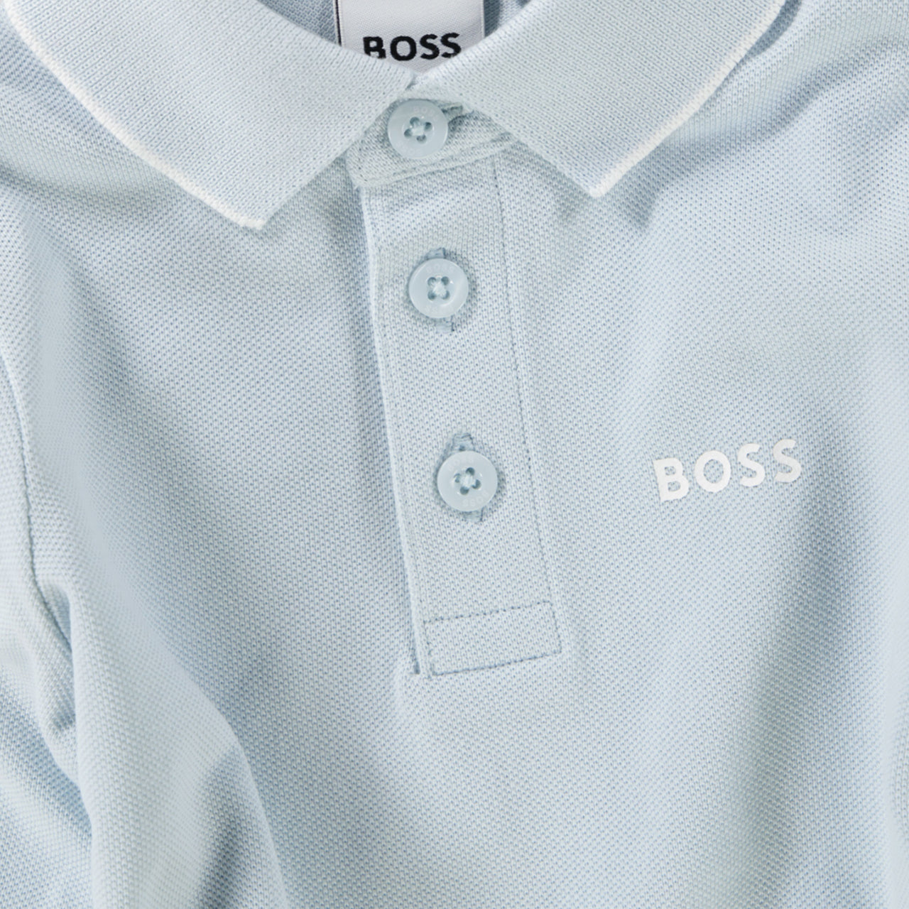 Boss Bébé Garçons Polo Bleu Clair