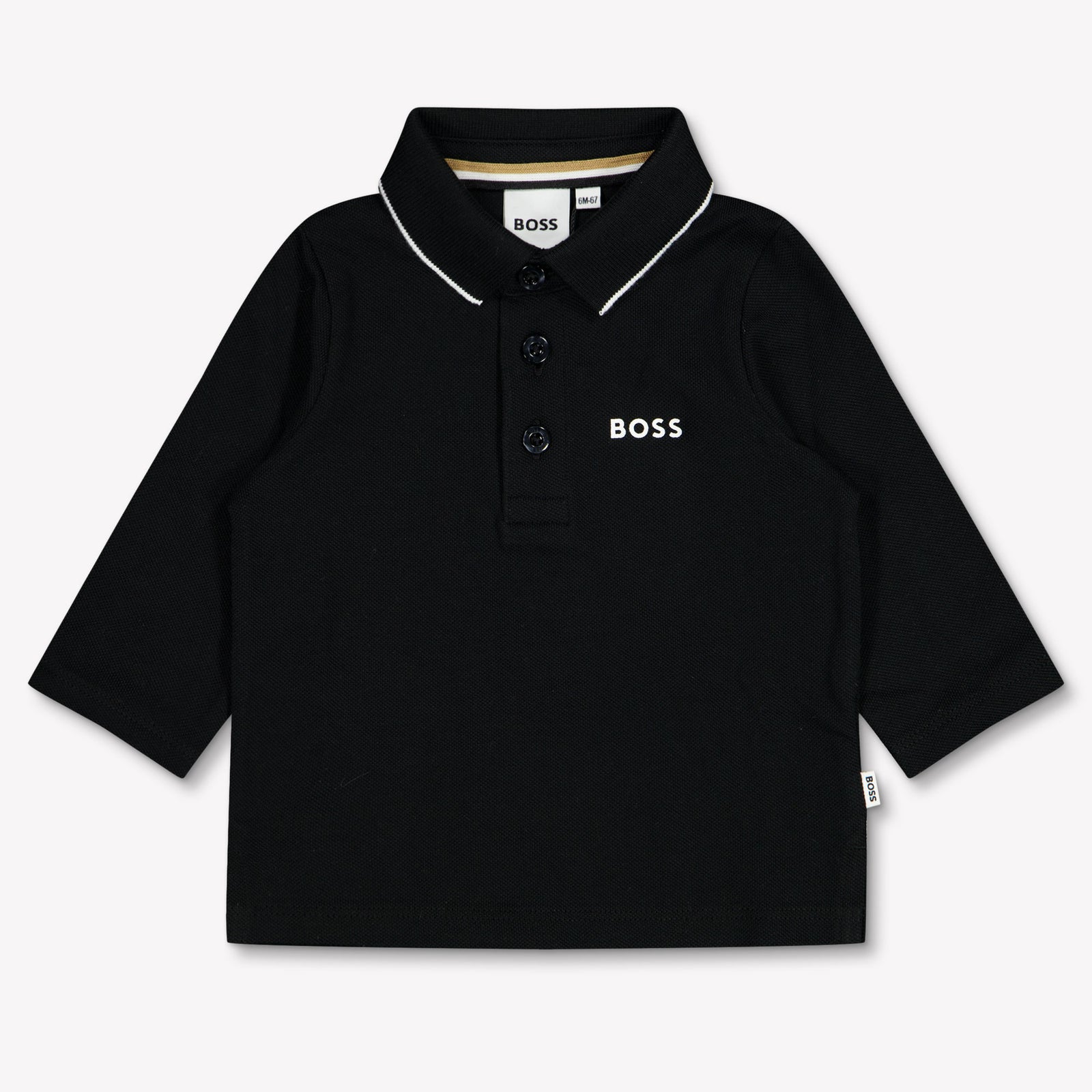 Boss Bambino Ragazzi Polo Nero