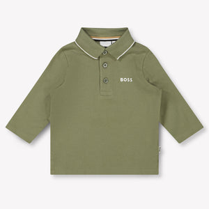 Boss Baby Jungen Polo Armee