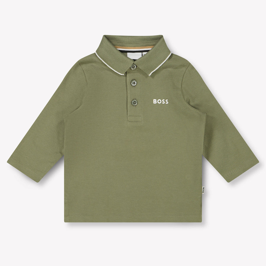 Boss Baby Jungen Polo Armee