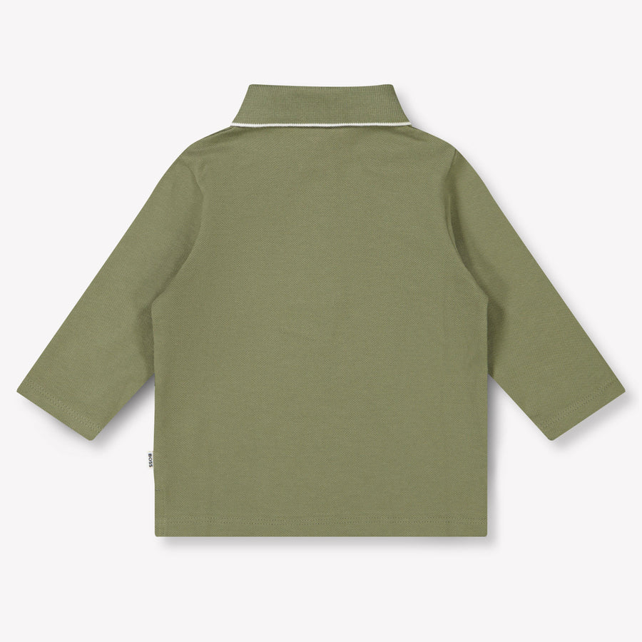 Boss Baby Jungen Polo Armee