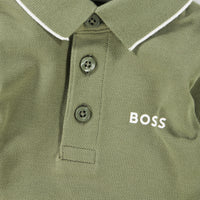 Boss Baby Jungen Polo Armee
