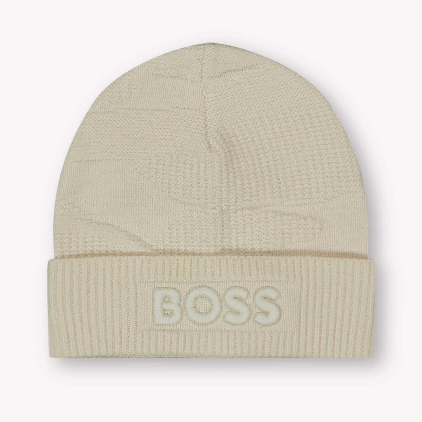 Boss Bebé Chicos Sombrero Blanco Roto