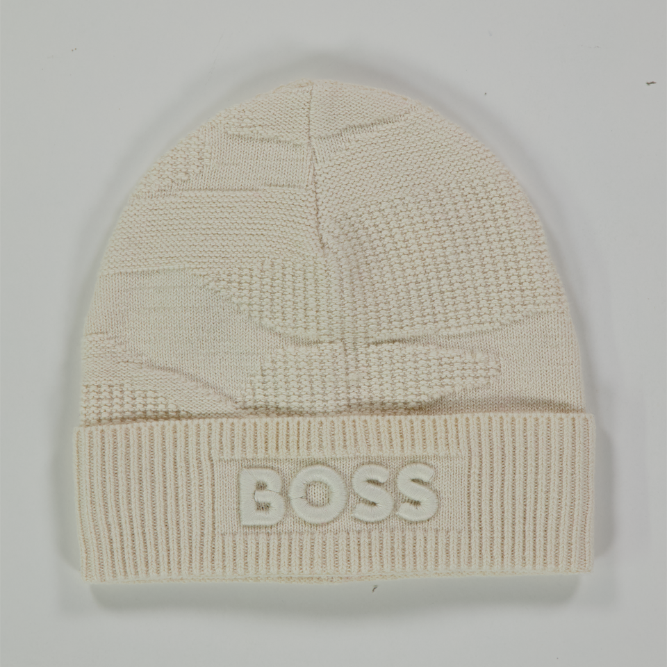 Boss Bébé Garçons Chapeau en blanc