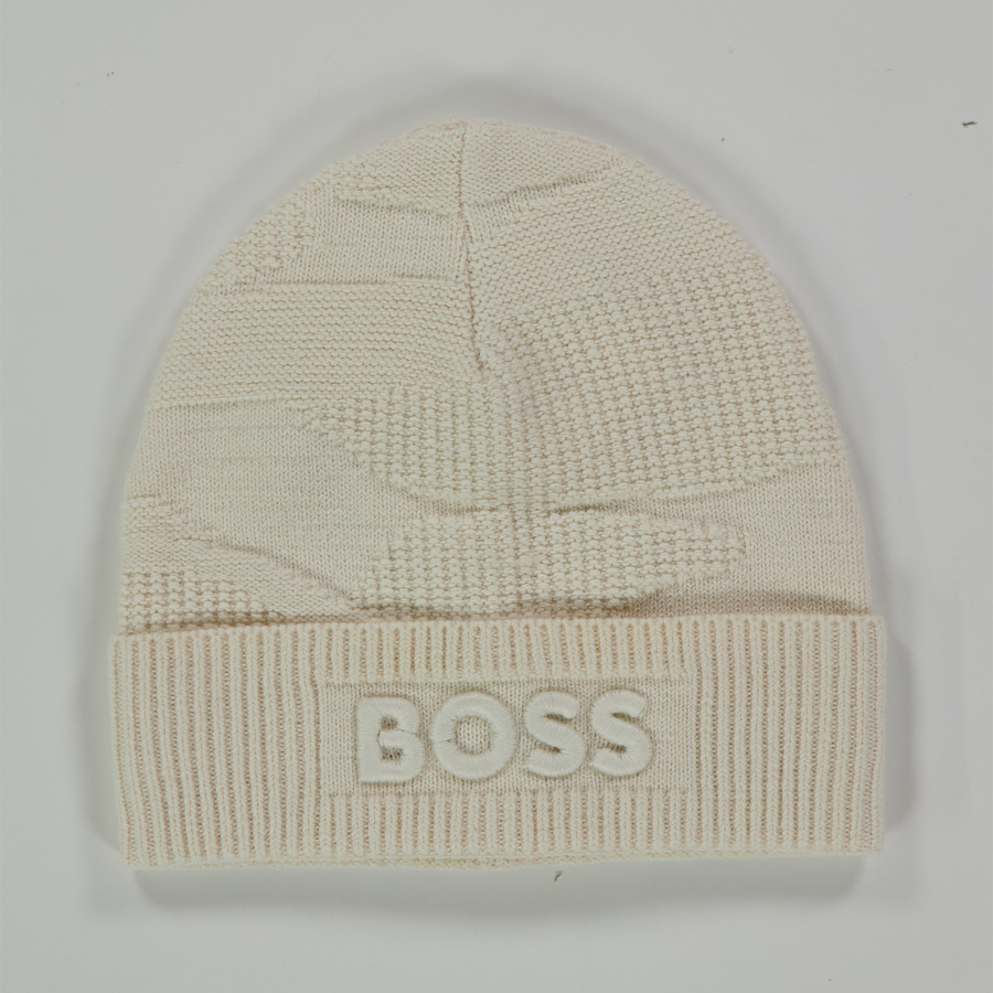 Boss Bébé Garçons Chapeau en blanc
