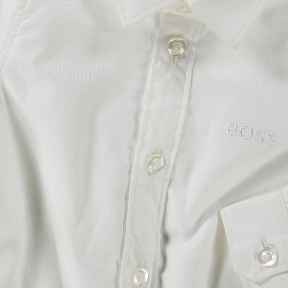 Boss Bébé Garçons Chemisier Blanc