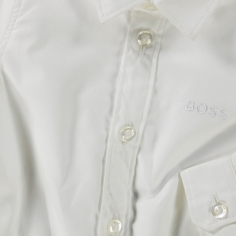 Boss Bébé Garçons Chemisier Blanc