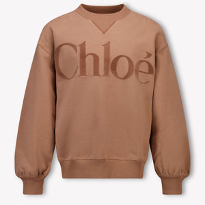 Chloe Kinder Mädchen Pullover Hellbraun