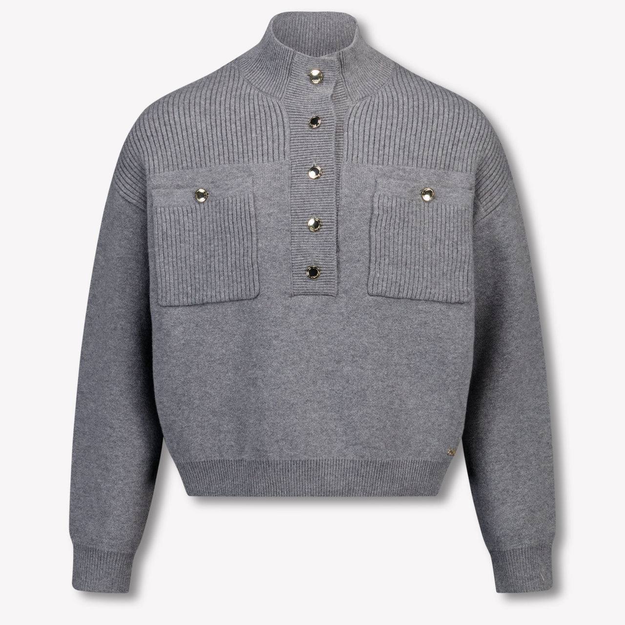 Chloe Enfant Filles Pull Gris