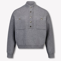 Chloe Enfant Filles Pull Gris
