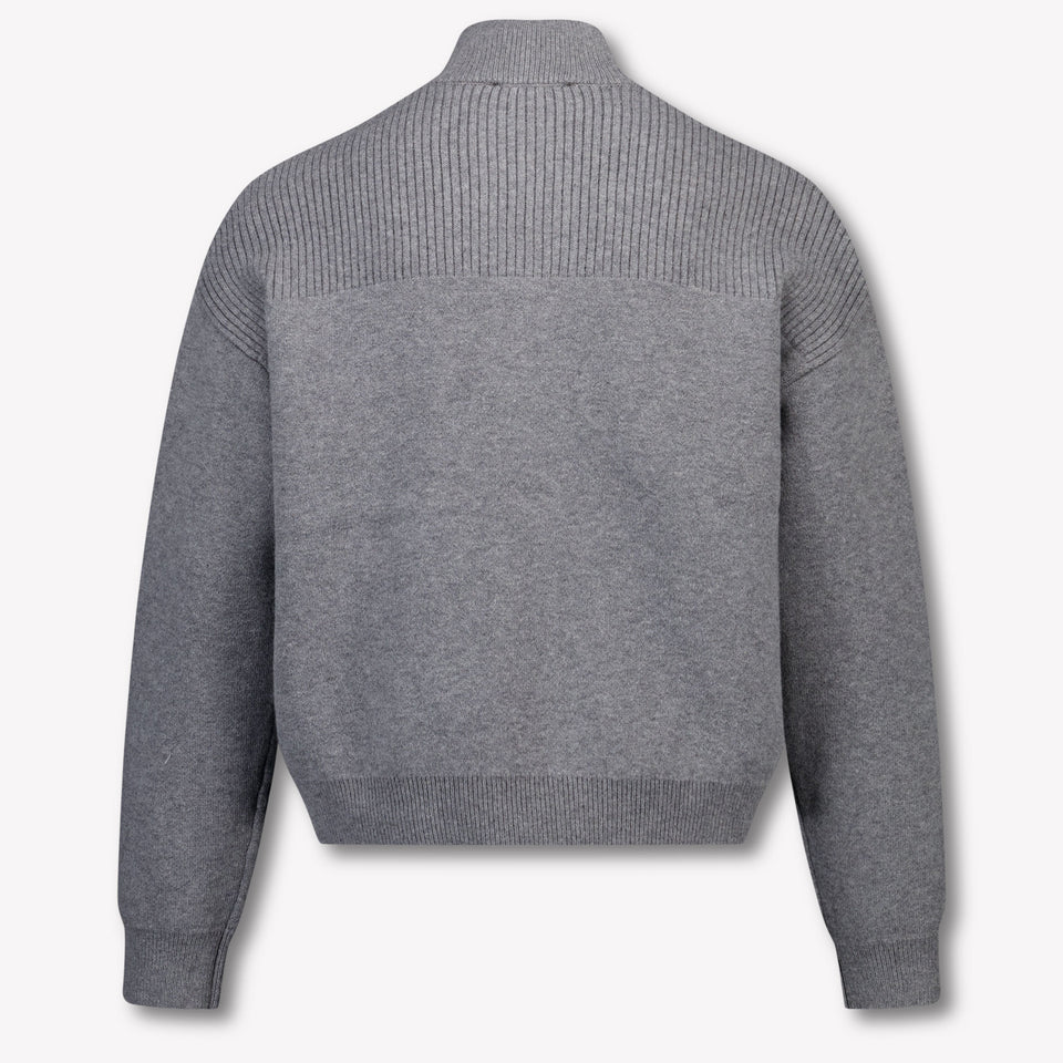 Chloe Enfant Filles Pull Gris