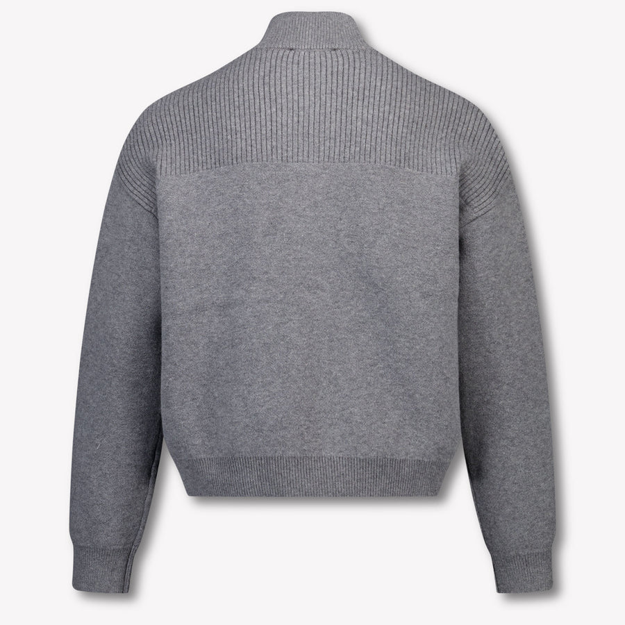 Chloe Enfant Filles Pull Gris