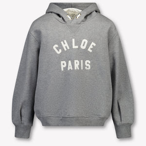 Chloe Enfant Filles Pull Gris