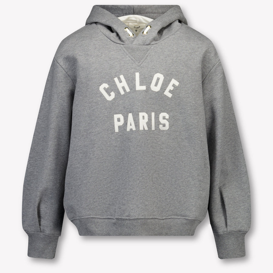 Chloe Enfant Filles Pull Gris