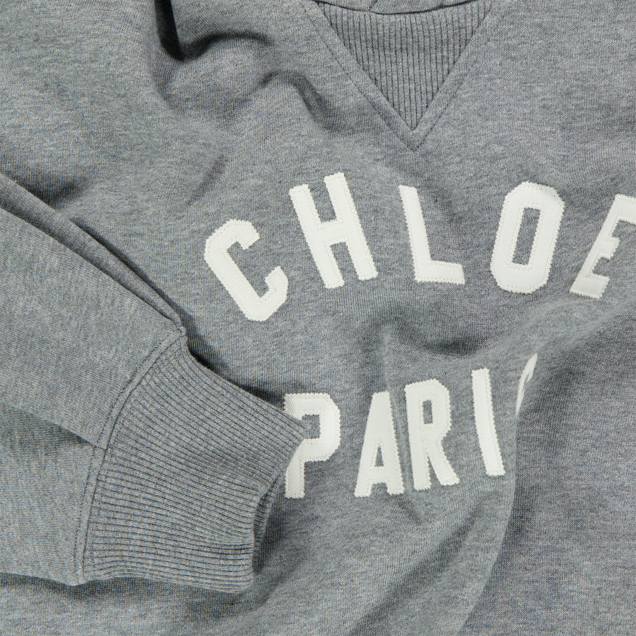 Chloe Enfant Filles Pull Gris