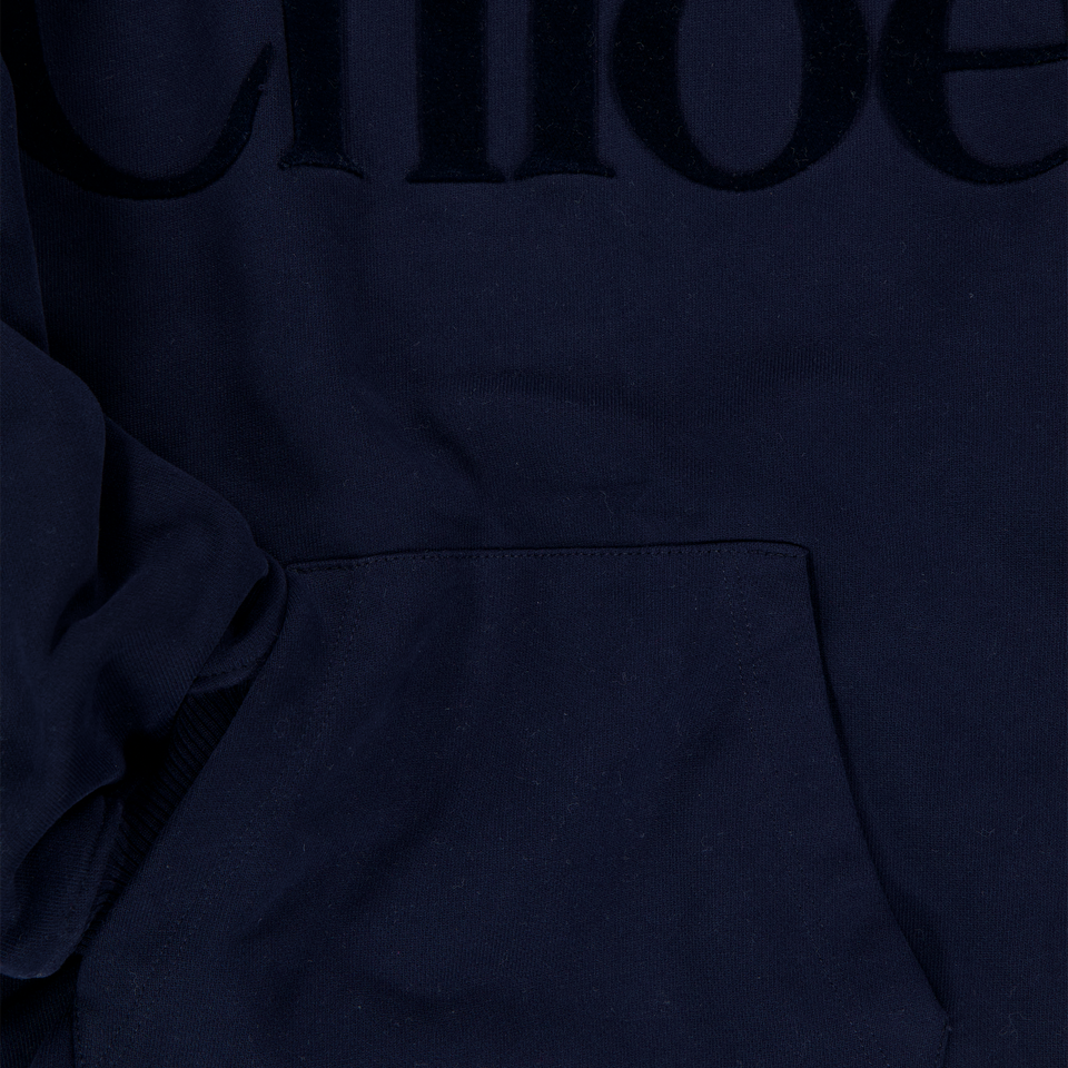 Chloe Kinder Meisjes Jurk In Navy