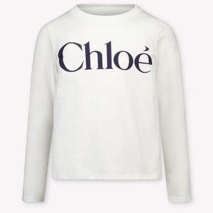 Chloe Enfant Filles T-shirt Blanc