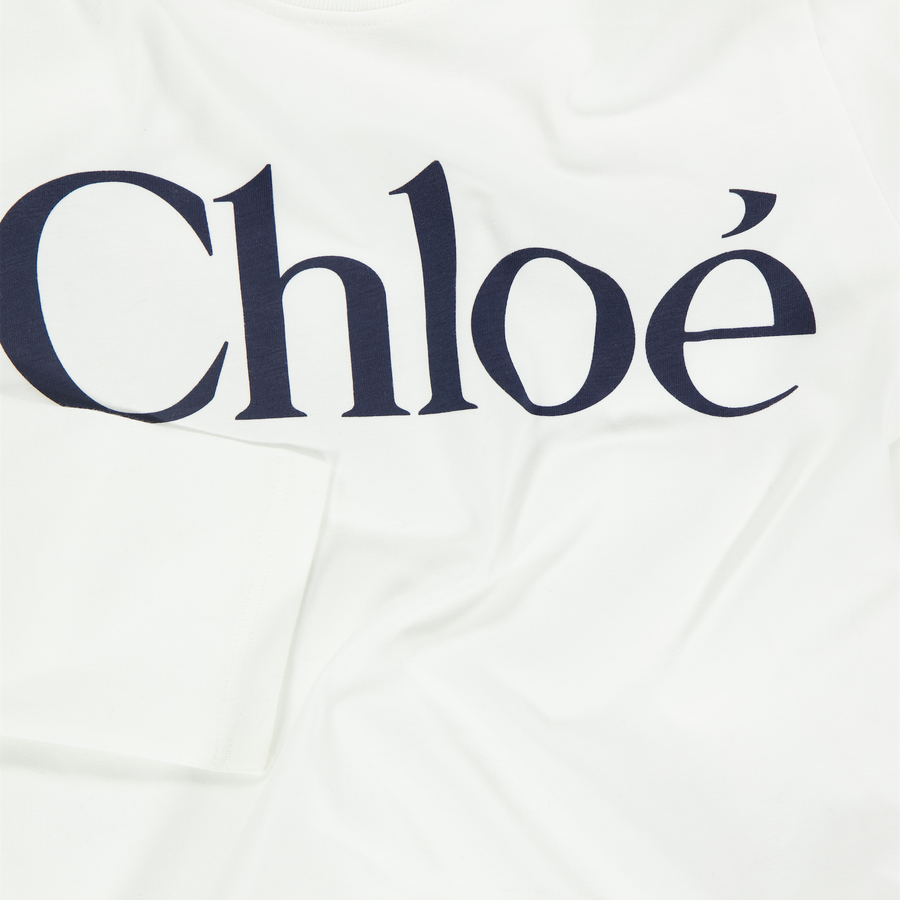 Chloe Enfant Filles T-shirt Blanc