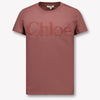 Chloe Ragazzo Ragazze Maglietta dentro Rosa Antico
