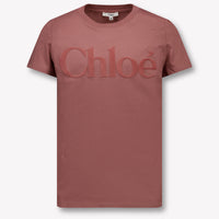 Chloe Ragazzo Ragazze Maglietta dentro Rosa Antico