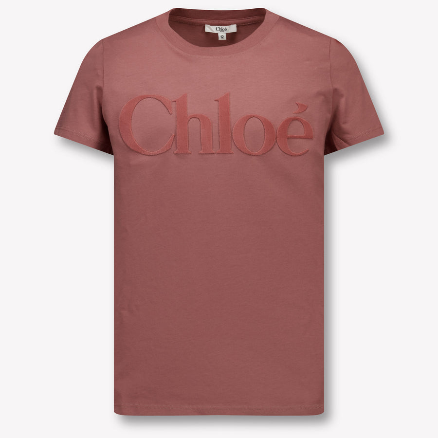 Chloe Ragazzo Ragazze Maglietta dentro Rosa Antico