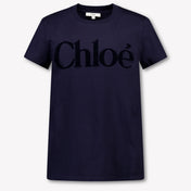 Chloe Kinder Mädchen T-Shirt Marineblau