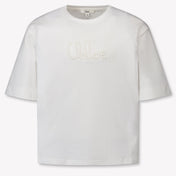 Chloe Kids Girls  T-Shirt Offwhite