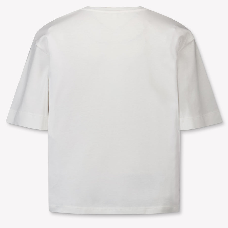 Chloe Enfant Filles T-shirt en blanc