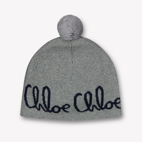 Chloe Ragazzo Ragazze Cappello in Grigio