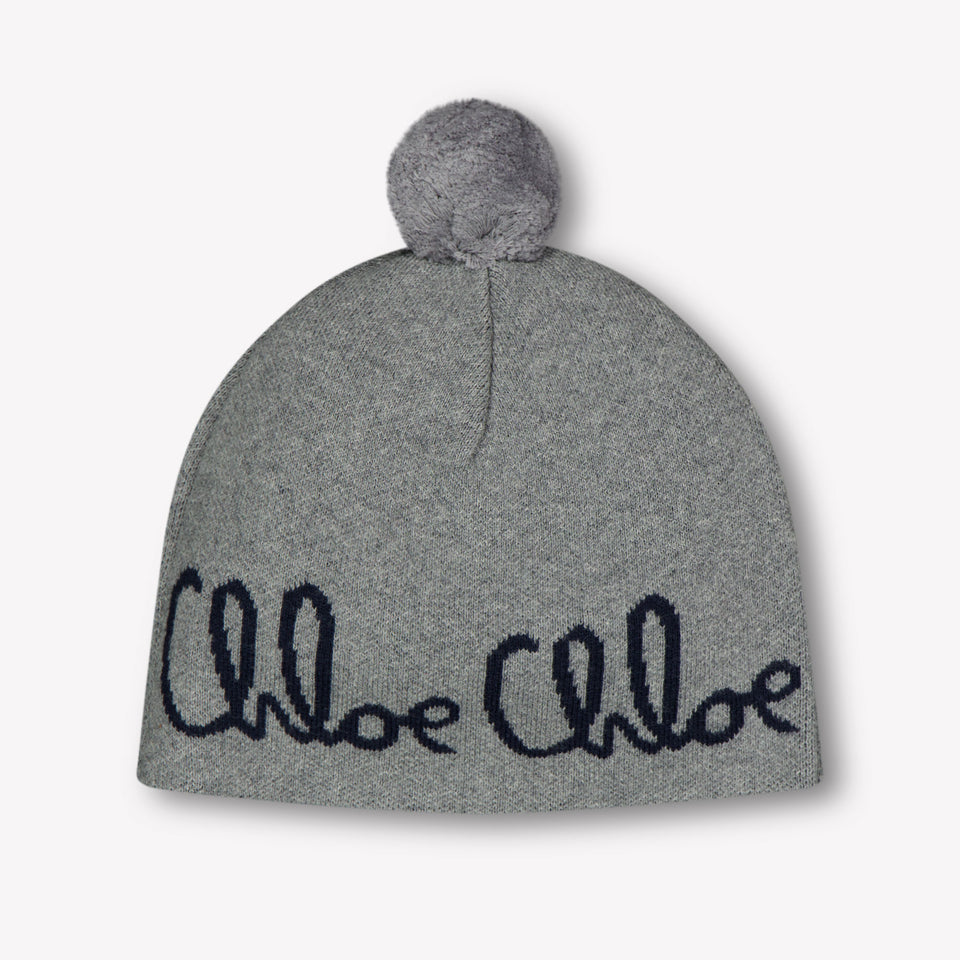 Chloe Niño Chicas Sombrero Gris