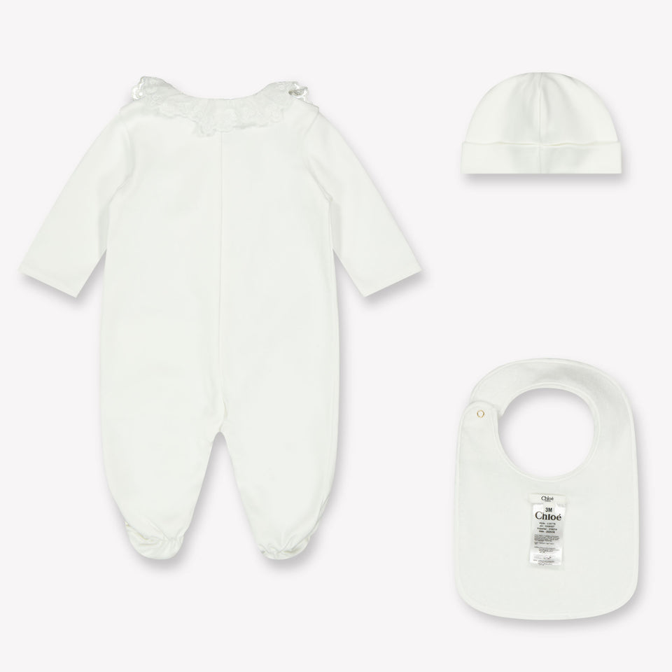 Chloe Bambino Ragazze Tuta in scatola Bianco